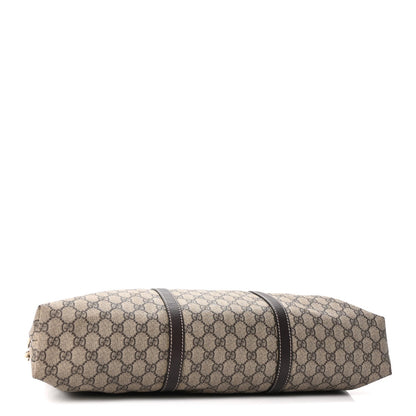 GG Plus Monogram Travel Bag Dark Brown