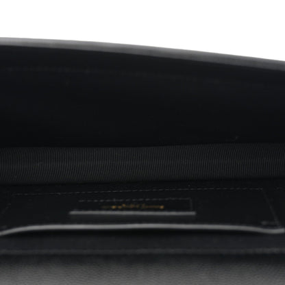 Grain De Poudre Classic Monogram Kate Clutch Black