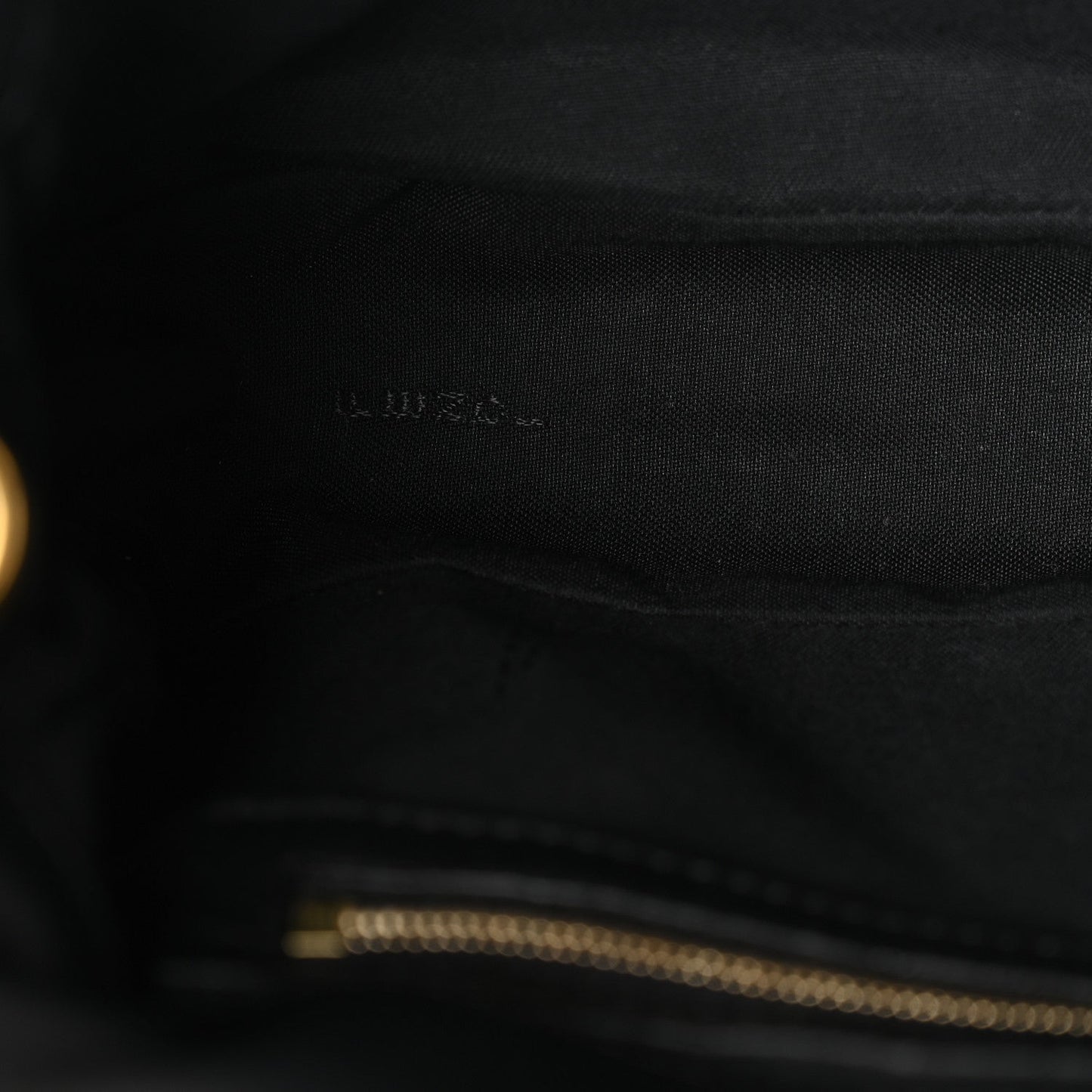 Nappa FF 1974 Embossed Baguette Black