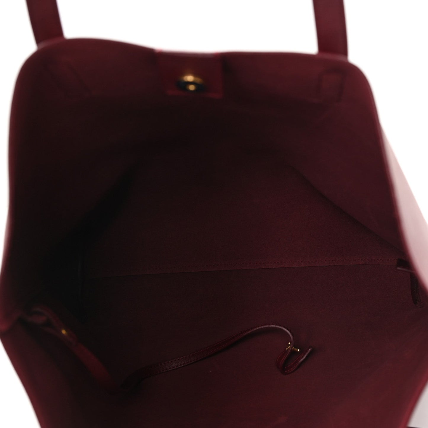Calfskin Medium Shopping Tote Bordeaux