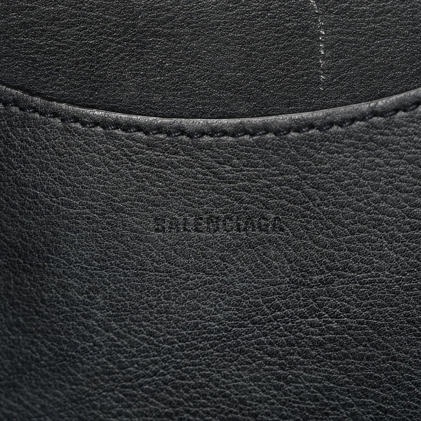 Used Calfskin Silver Hardware Neo Classic City Navy