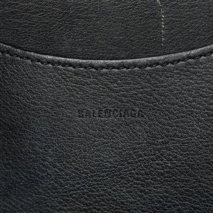 Used Calfskin Silver Hardware Neo Classic City Navy