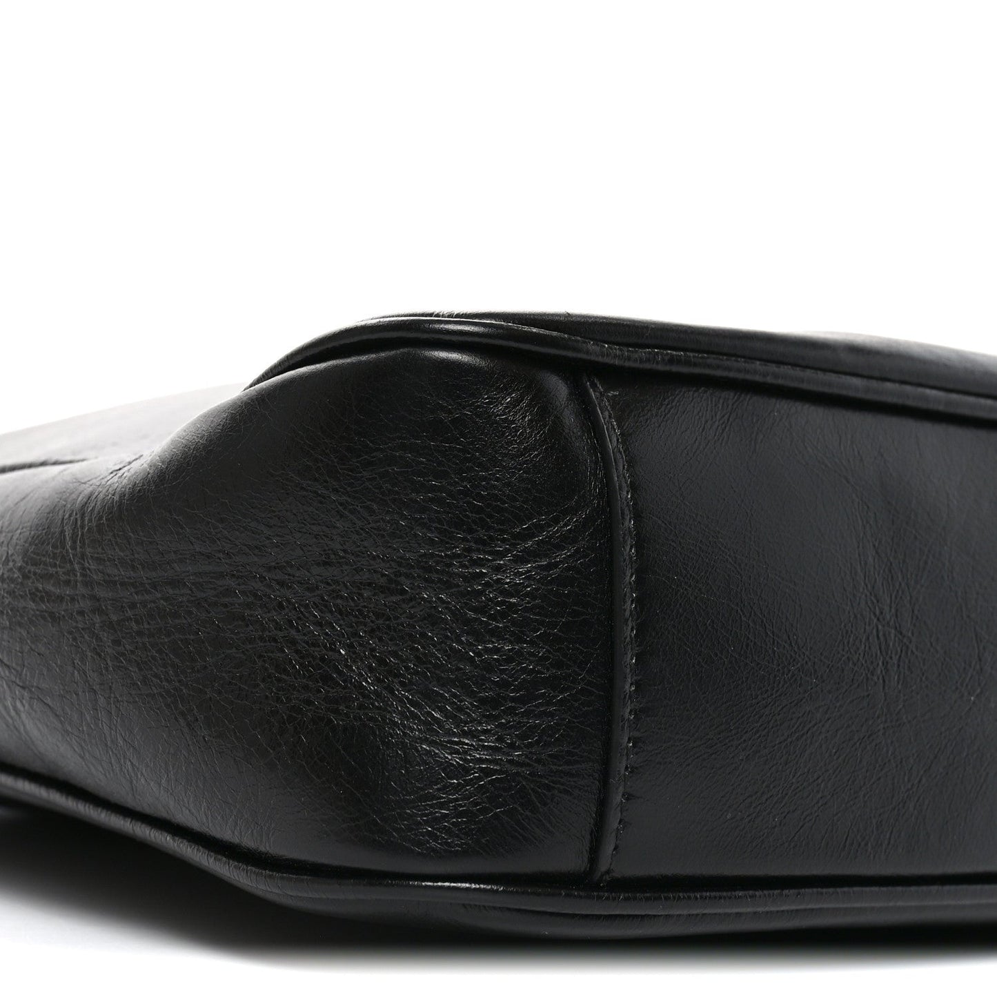 Lambskin Large JC Soft Hobo Bag Black
