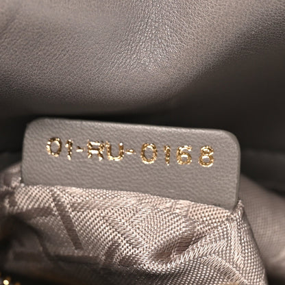 Lambskin Cannage Small My ABCDior Lady Dior Grey
