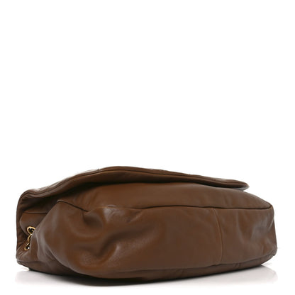 Lambskin Matelasse Monogram Large Jamie 4.3 Light Fox