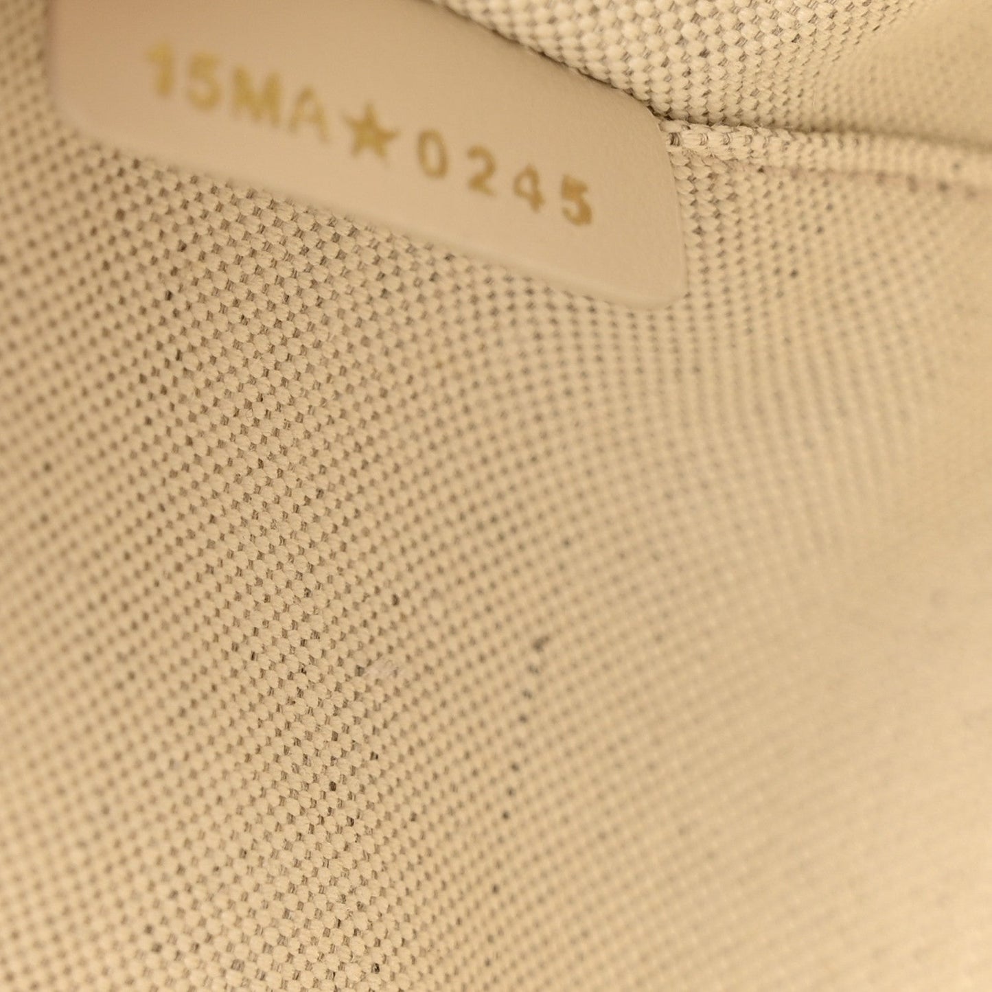 Oblique Calfskin Medium Signature Bucket Bag Beige