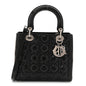 Patent Cannage Medium Lady Dior Black