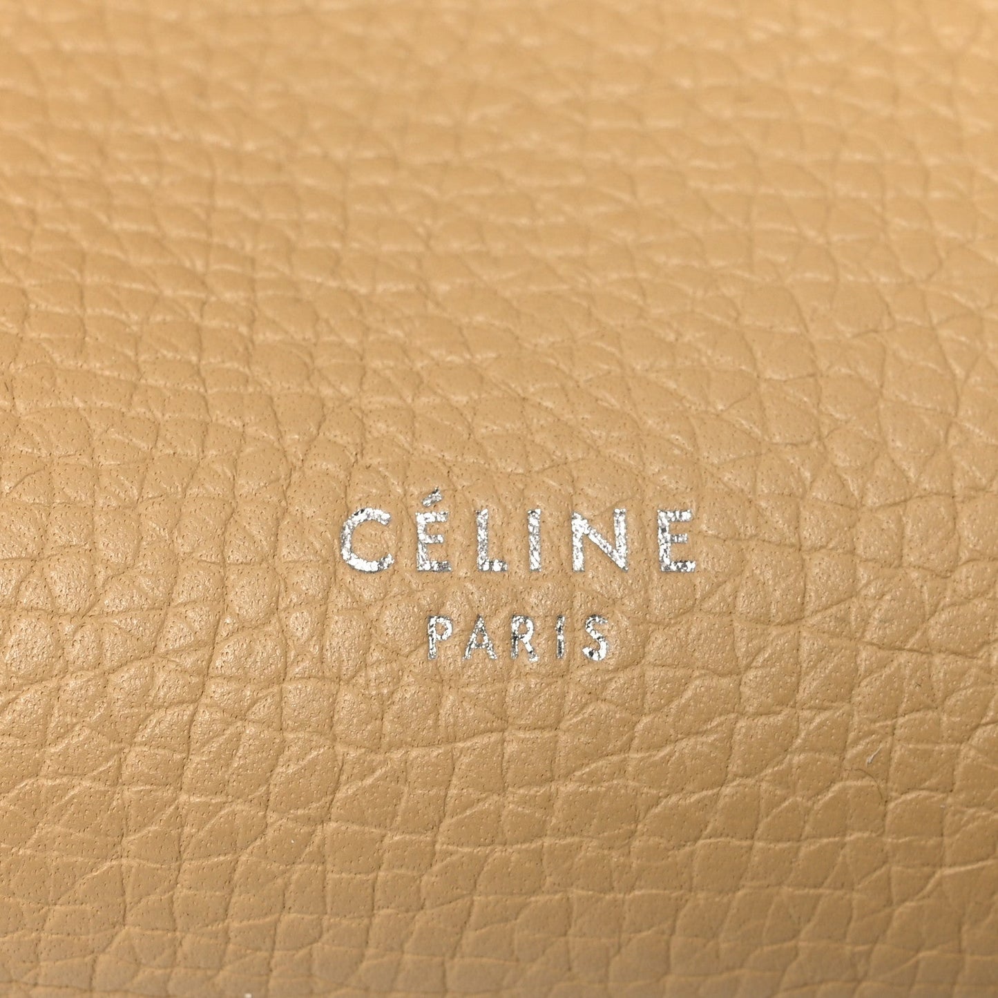 Supple Grained Calfskin Small Big Bag Sand