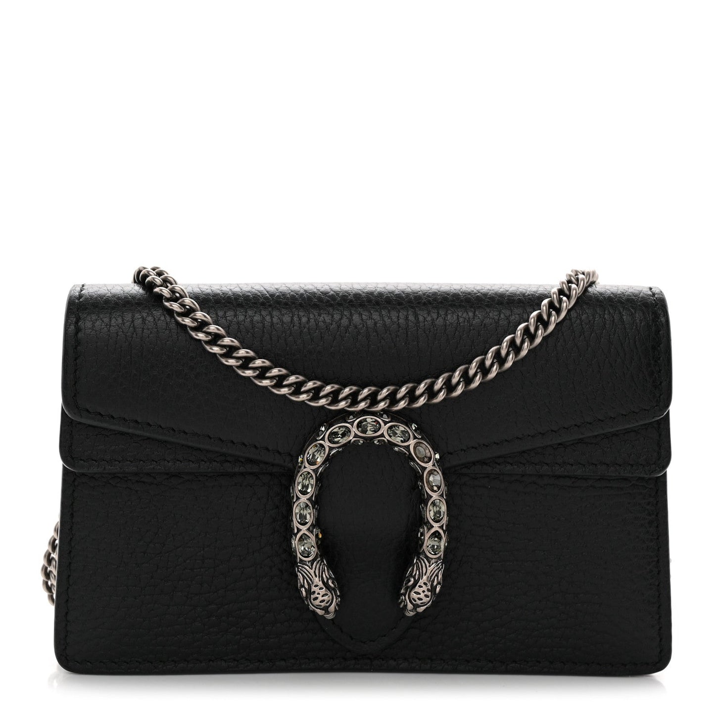 Calfskin Super Mini Dionysus Shoulder Bag Black