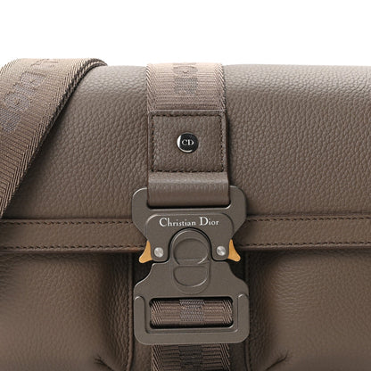 Grained Calfskin Hit The Road Bag Brown