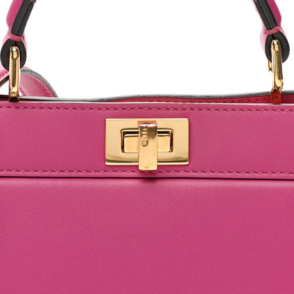 Shiny Nappa Petite Peekaboo I SEE U Satchel Ciclamino Pilar