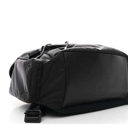 Nylon Saddle Backpack Black