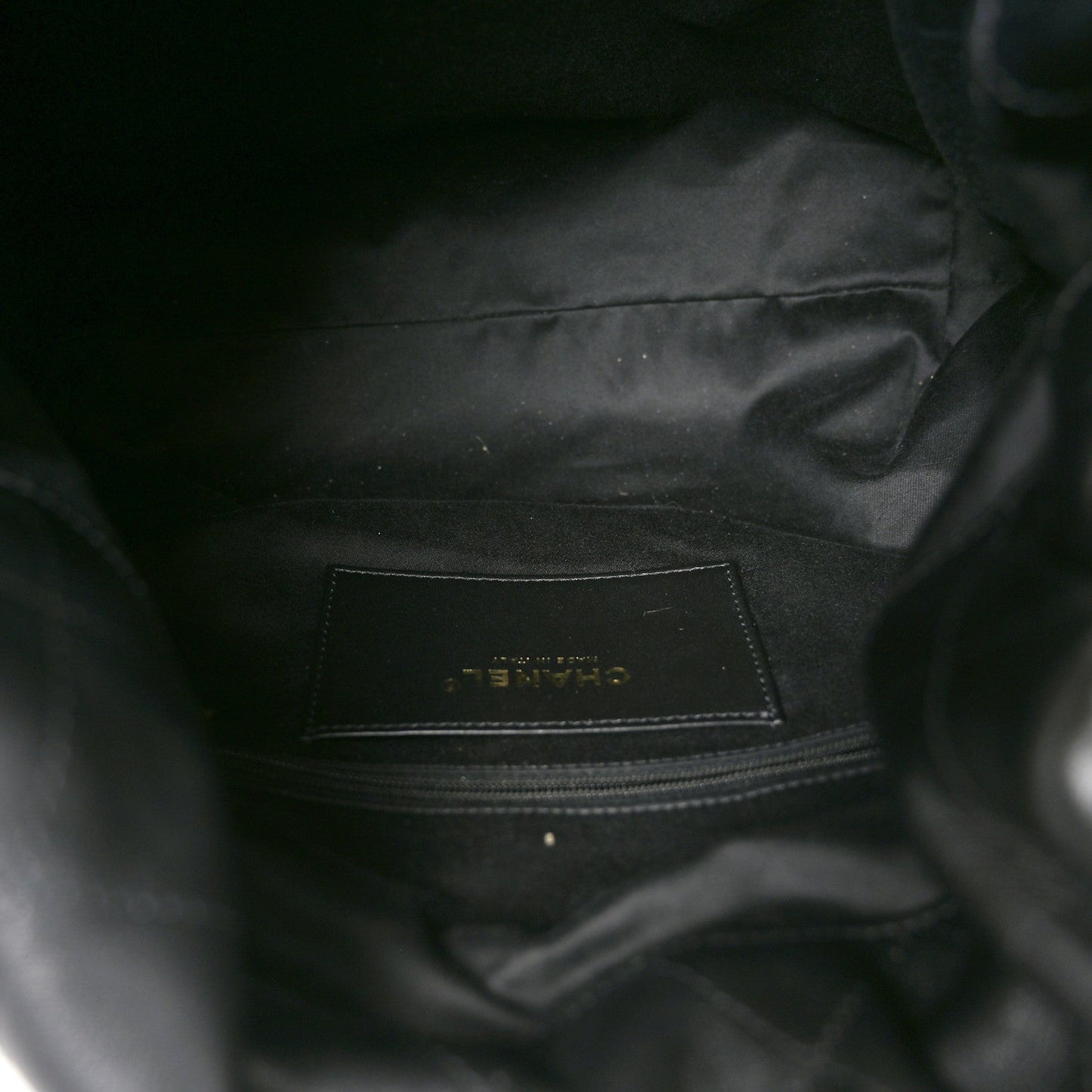 Calfskin Quilted Small Maxi Hobo Black
