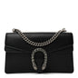Pebbled Calfskin Small Dionysus Shoulder Bag Black