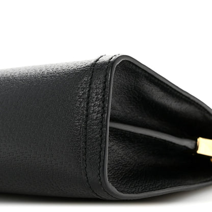 Calfskin GG Web Small Ophidia Chain Shoulder Bag Black