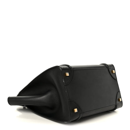 Smooth Calfskin Mini Luggage Black