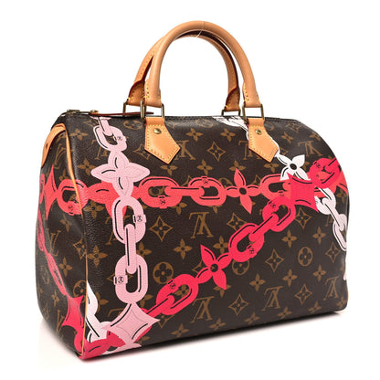 Monogram Roses Speedy 30