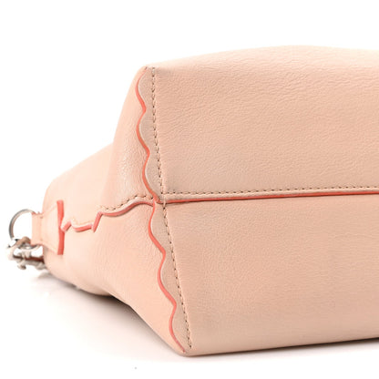 Vitello Dolce Scalloped Studded Medium By The Way Boston Bag Plaster