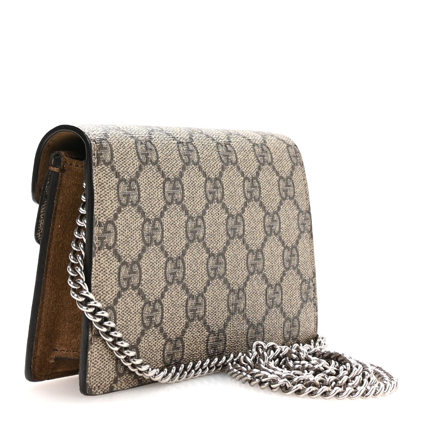 GG Supreme Monogram Super Mini Dionysus Shoulder Bag Taupe