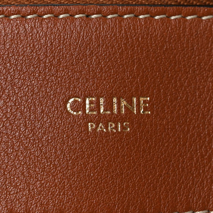 Supple Calfskin Medium Romy Shoulder Bag Tan