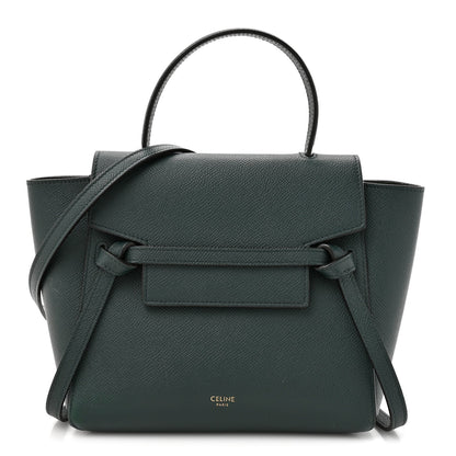 Grained Calfskin Nano Belt Bag Amazone