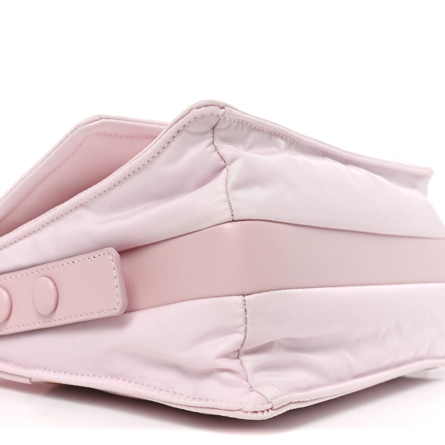 Re-Nylon Padded Small Traveller Alabaster
