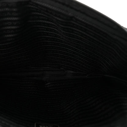 Saffiano Tessuto Nylon Small Briefcase Black