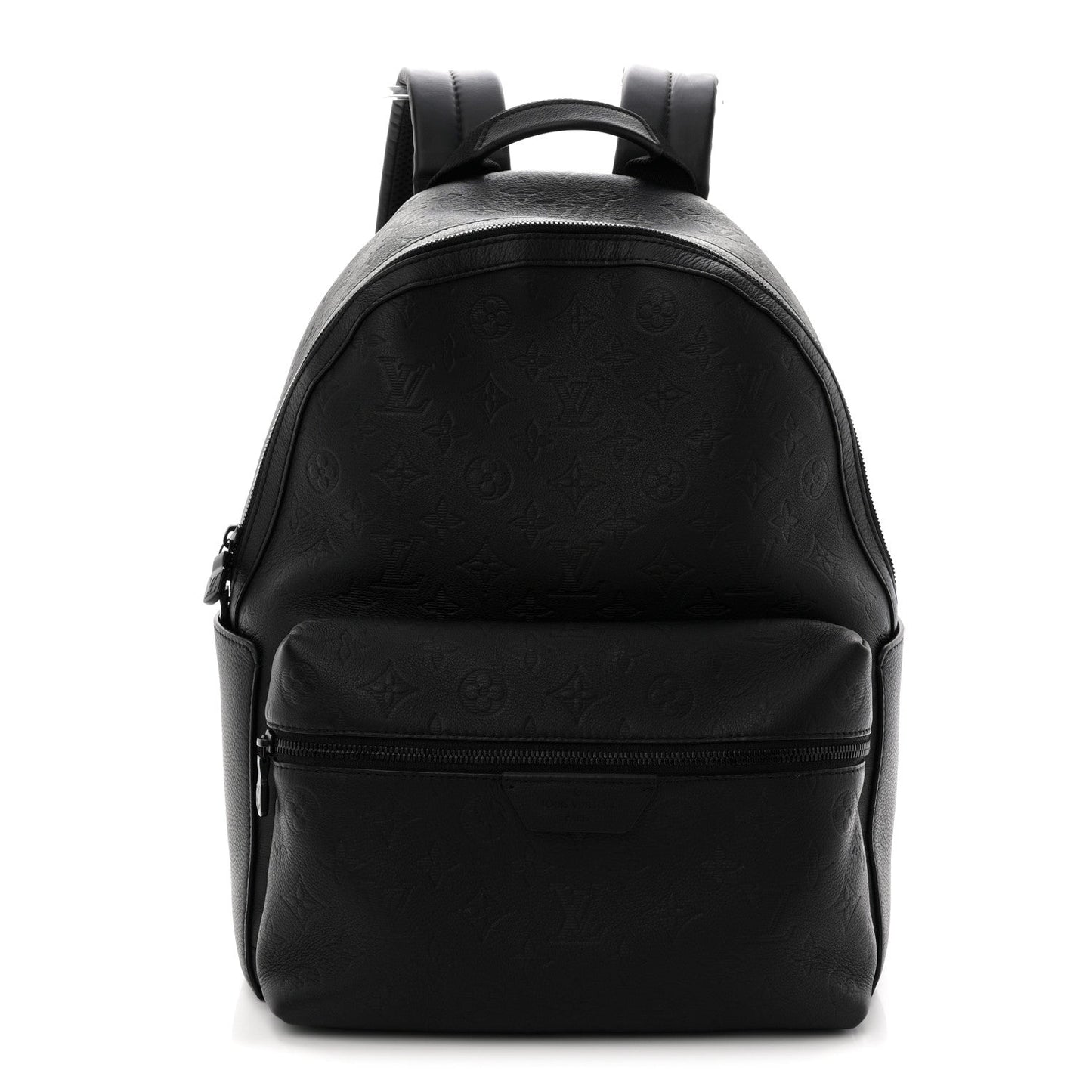 Calfskin Monogram Shadow Discovery Backpack  Black