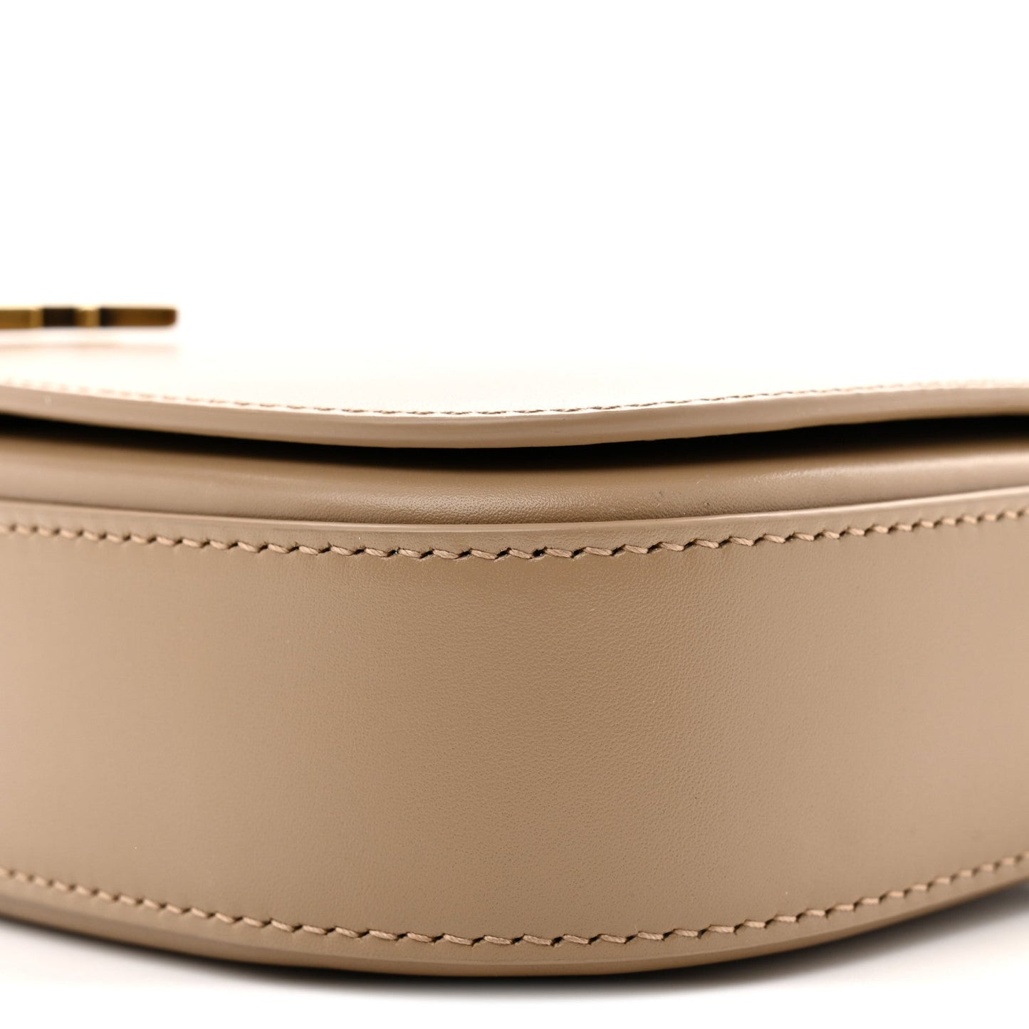 Box Calfskin Mini Voltaire Shoulder Bag Dark Cork