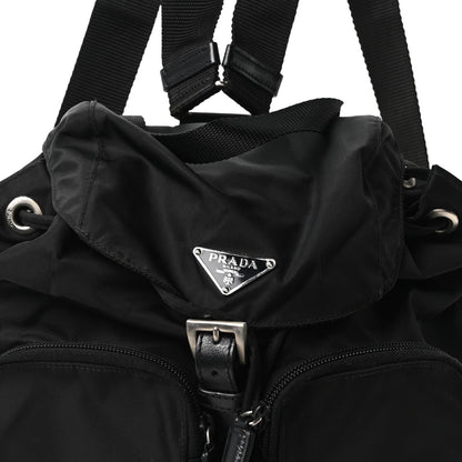 Nylon Vela Small Backpack Black