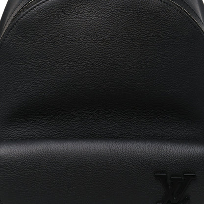 Grained Calfskin Aerogram Takeoff Backpack Black