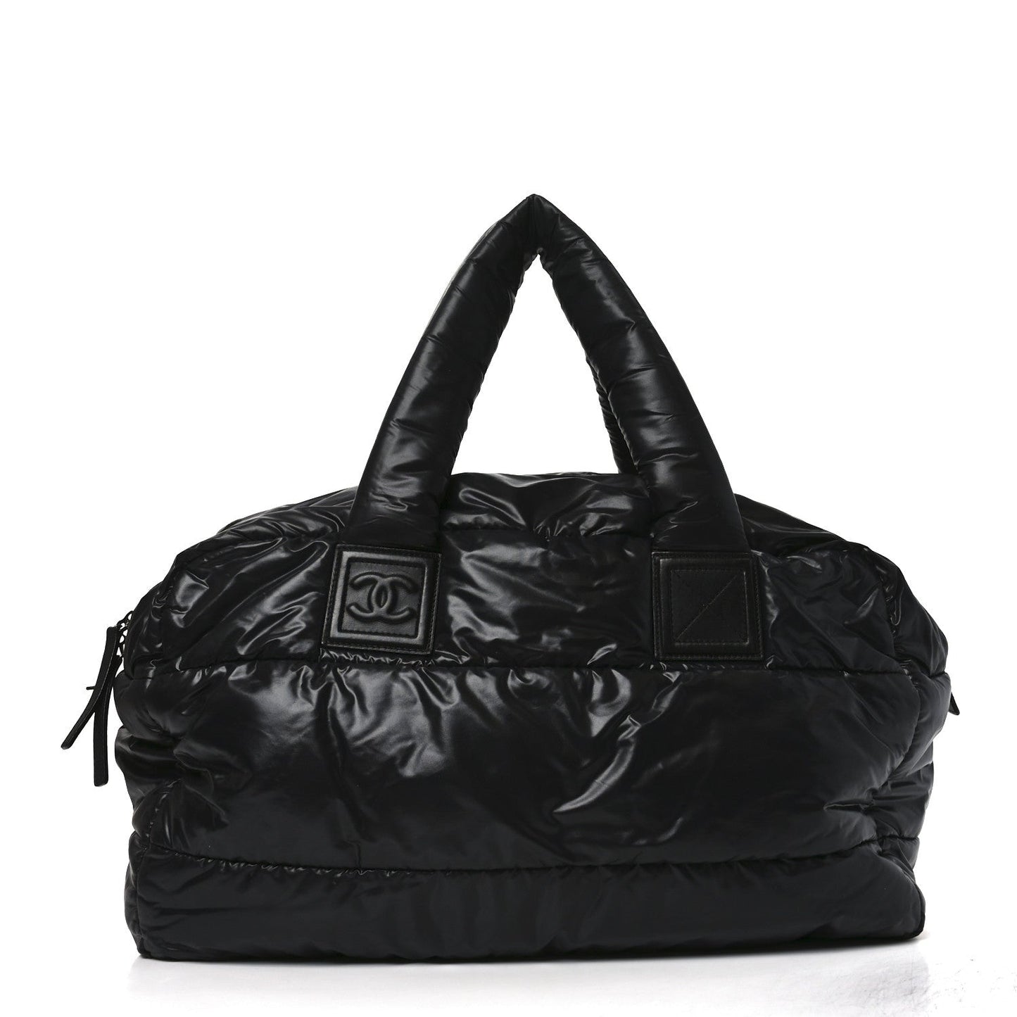 Nylon Coco Cocoon Large Reversible Tote Black