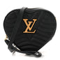Calfskin New Wave Heart Bag Black