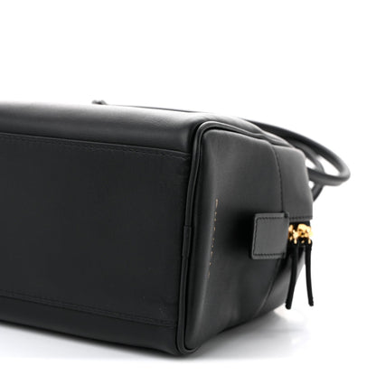 Calfskin Large Perfect Bowling Bag Black