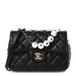 Lambskin Quilted Small My Precious Flap Black
