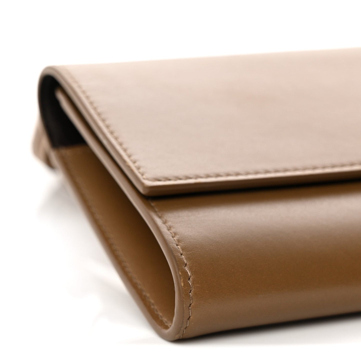Smooth Calfskin Belt Flap Bag Incense