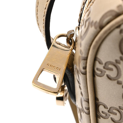 Guccissima Mini Bree Messenger Bag Gold