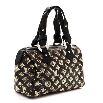 Monogram Sequins Eclipse Speedy 28 Gold