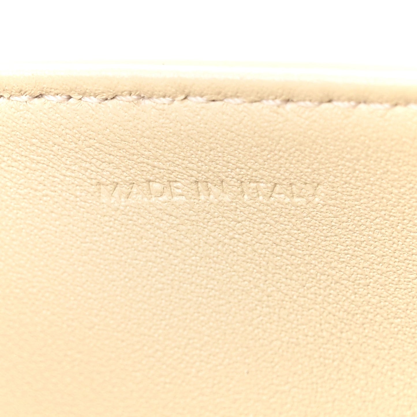 Natural Calfskin Triomphe Shoulder Bag Pampa