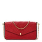 Empreinte Pochette Felicie Chain Wallet Scarlet
