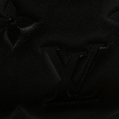 Lambskin Embossed Monogram Coussin BB Black