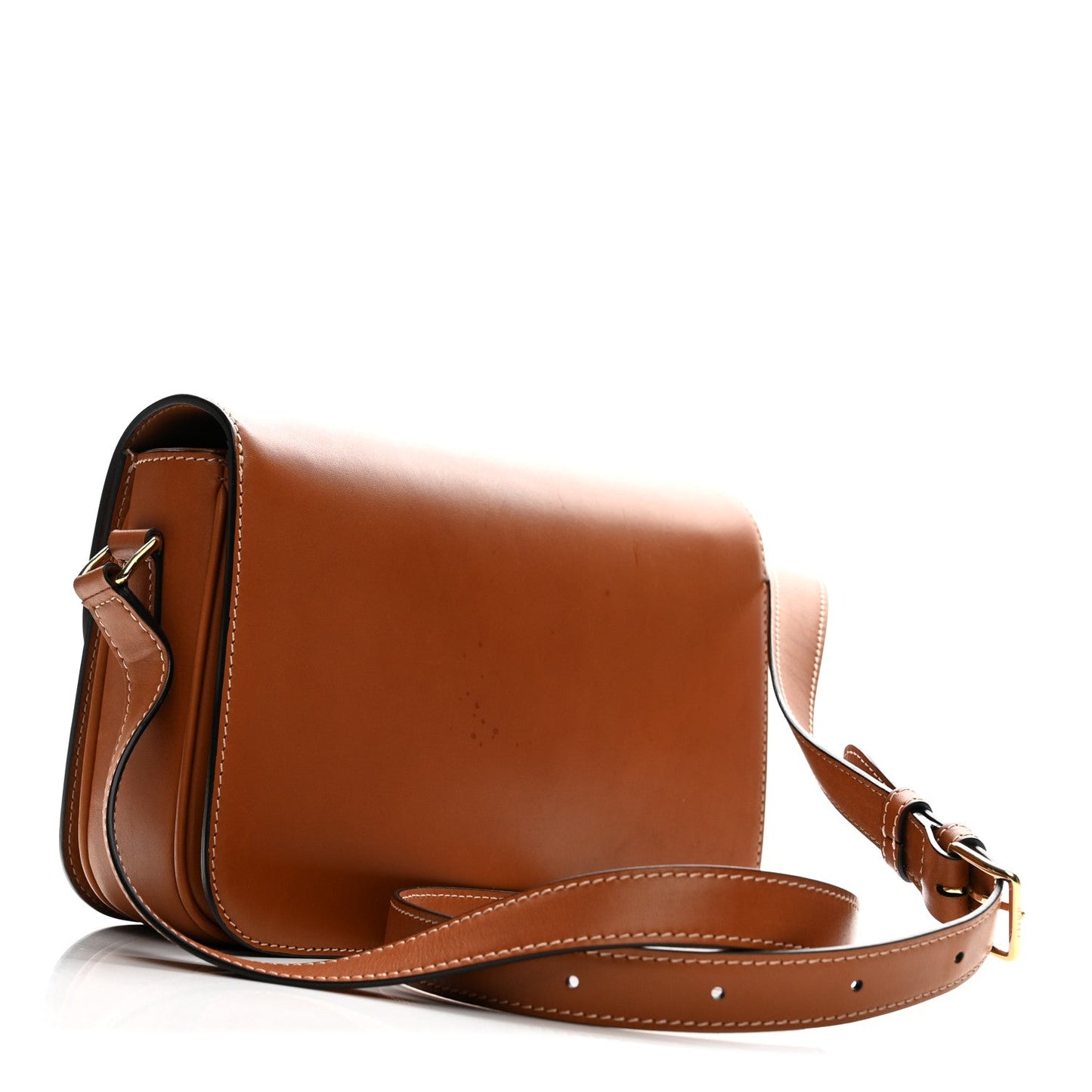 Natural Calfskin Medium Triomphe Tan
