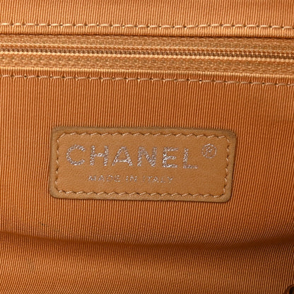 Washed Lambskin Medium Chain Around Messenger Brown