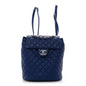 Lambskin Quilted Small Urban Spirit Backpack Blue