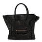 Snakeskin Large Luggage Black