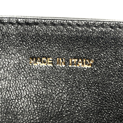 Lambskin Quilted Diamond CC Flap Black
