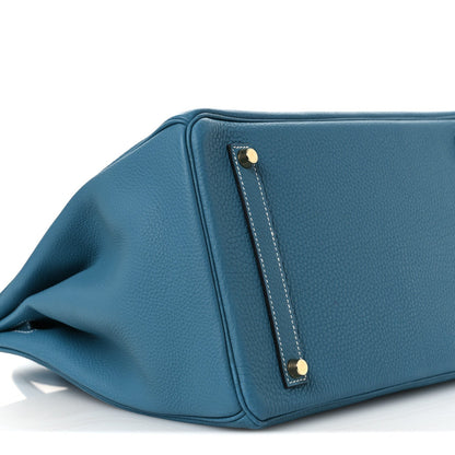 Togo BIRKIN 35 Blue Jean