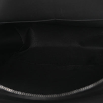 Grained Calfskin Aerogram Takeoff Backpack Black