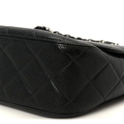 Caviar Quilted Jumbo Single Flap Black