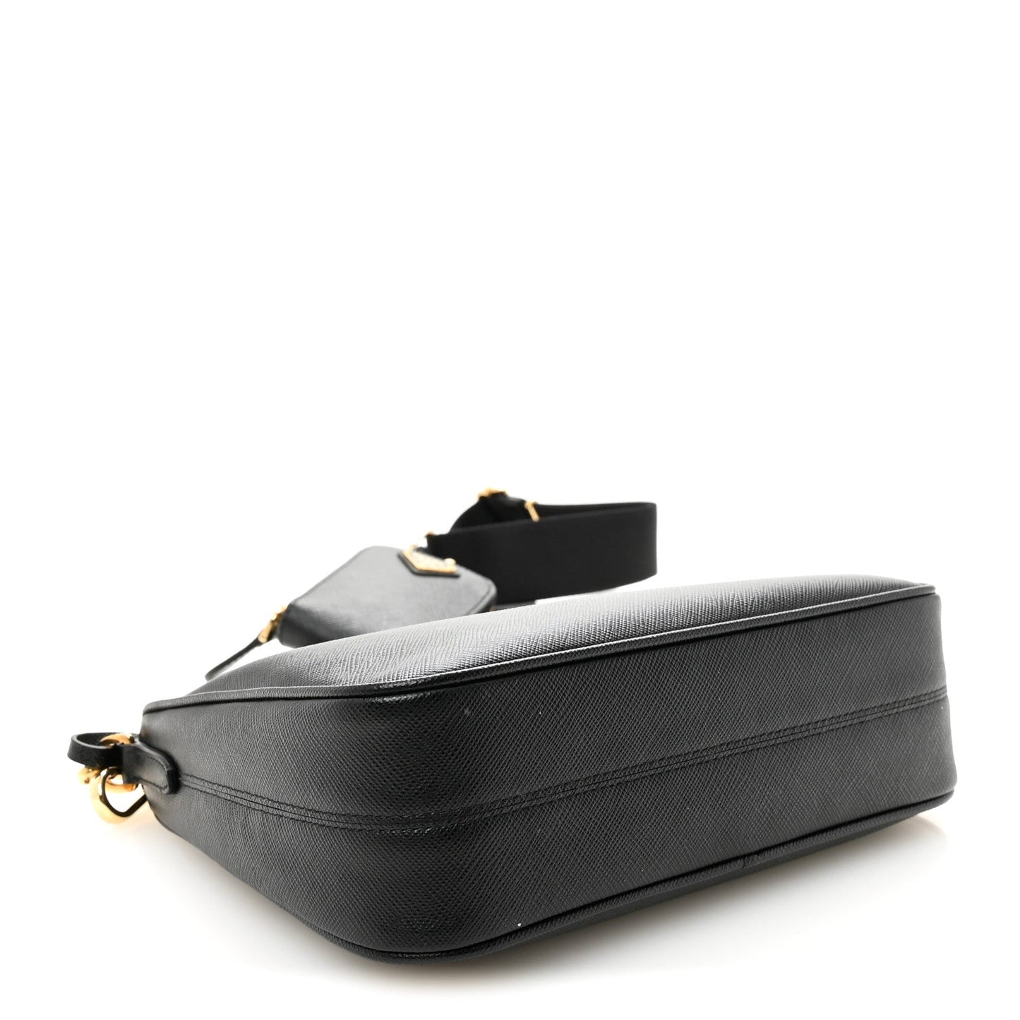 Saffiano Lux Re-Edition 2005 Shoulder Bag Black
